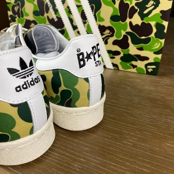 Adidas Superstar X Bape ABC Camo “Green” - Picture 6 of 11